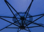 NEW Blue 3m Outdoor Umbrella Metal Cantilever Deck Patio w/Base