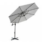 New 3m Luxury Cantilever Outdoor Umbrella Patio Garden Sunshade UV Parasol