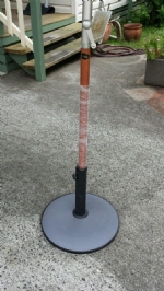  outdoor umbrella and stand