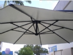 Umbrella 5 metre Large Outdoor Cantilever White PVC