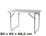 Tempered glass with stainless tube nesting table